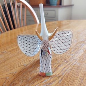 Porcelain Hollohaza elephant